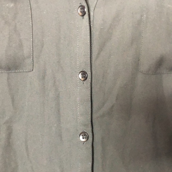 New York & Company Women's Black Collared Long Sleeve Top XL XLARGE PLUS SIZE - Picture 8 of 12